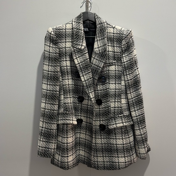 Spring Tweed Blazer - Zara - Picture 2 of 9